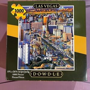 1000 piece Las Vegas Puzzle by DOWDLE Casino Strip ! Sealed New